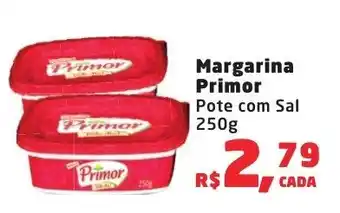 Supermercados Mateus Margarina Primor 250g oferta