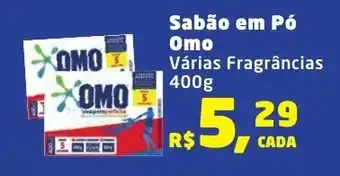 Supermercados Mateus Sabao em po Omo 400g oferta