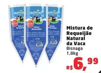 Supermercados Mateus Mistura de Requeijao Natural da Vaca 1.8kg oferta