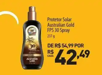 Farmácias Pague Menos Protetor solar australian gold fps 30 spray 237 g oferta