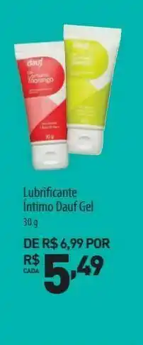 Lubrifi cante íntimo dauf gel 30 g