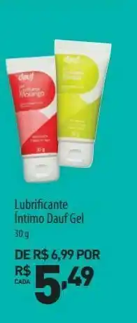 Farmácias Pague Menos Lubrificantes intímos dauf gel oferta
