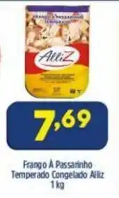 Frango a Passarinho Temperado congelado Alliz 1kg