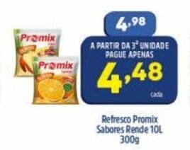 Arena Atacado Refresco Promix Sabores Rende 10L 300g oferta