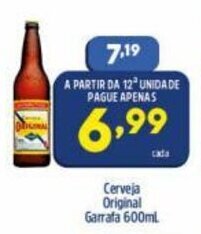 Arena Atacado Cerveja Original Garrafa 600ml oferta
