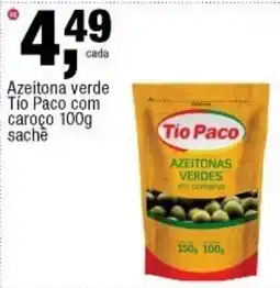 Frangolândia Azeitona verde Tio Paco com caroço oferta