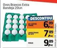 Tenda Atacado Extra - ovos brancos extra bandeja 20un oferta