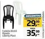 Tenda Atacado Bistrô - cadeira bistro ripada liberty plast oferta