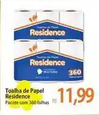 Atacadão Residence - toalha de papel oferta