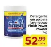 Carrefour Finish - detergente em pó para lava-louças power powder oferta