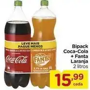 Carrefour Santa laranja - bipack coca-cola + fanta laranja oferta
