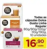 Carrefour Nestlé - todas as capsulas dolce gusto regular oferta
