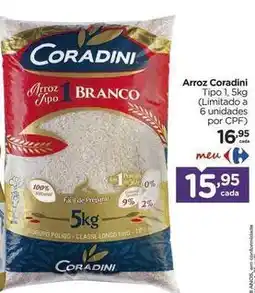 Carrefour Coradini - arroz oferta