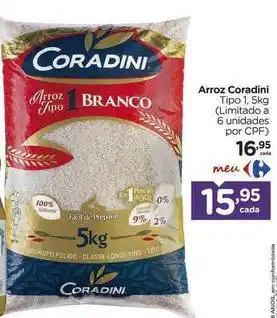 Carrefour Coradini - arroz oferta