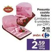 Carrefour Nobre - presunto cozido oferta