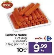 Carrefour Nobre - salsicha oferta