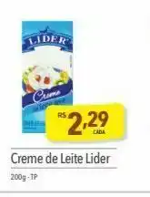 Supermercados Condor Creme de leite lider oferta