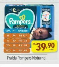 Supermercados Condor Fralda pampers noturna oferta
