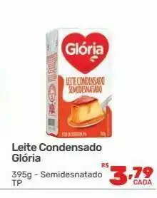Gigante Atacadista Leite condensado glória 395g oferta