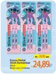 Atacadão Dentalclean - escova dental stitch oferta