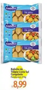 Atacadão Sul - bolinho de tilapia costa congelado oferta