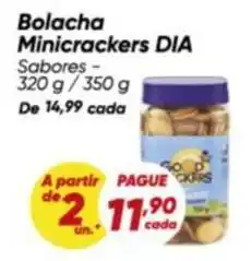 Dia Dia - bolacha minicrackers oferta