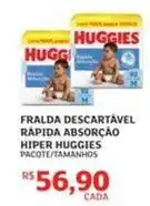 Assaí Atacadista Huggies - fralda descartável rapida absorção hiper oferta