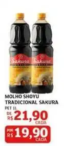 Assaí Atacadista Sakura - molho shoyu tradicional oferta