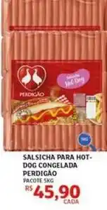 Assaí Atacadista Perdigão - salsicha para hot dog congelada oferta
