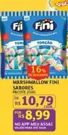Assaí Atacadista Fini - marshmallow oferta