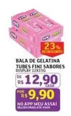 Assaí Atacadista Saborosas - bala de gelatina tubes fini oferta
