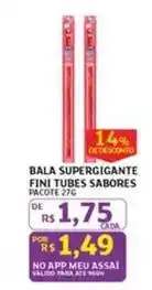 Assaí Atacadista On - bala supergigante sabores oferta