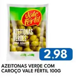 Rancho Bom Supermercados azeitonas verde com caroço vale fértil oferta