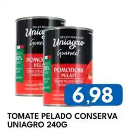 Rancho Bom Supermercados Tomate pelado conserva uniagro oferta