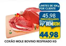 Rancho Bom Supermercados Coxão mole bovino resfriado oferta