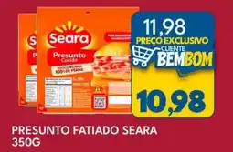 Rancho Bom Supermercados Presunto fatiado seara oferta