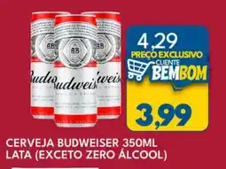Rancho Bom Supermercados Cerveja budweiser lata oferta