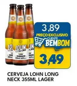 Rancho Bom Supermercados Cerveja lohn long neck lager oferta