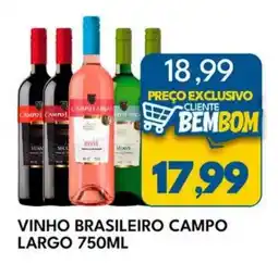 Rancho Bom Supermercados vinho brasileiro campo largo oferta