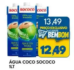 Rancho Bom Supermercados Água coco sococo oferta