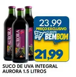 Rancho Bom Supermercados suco de uva integral aurora oferta
