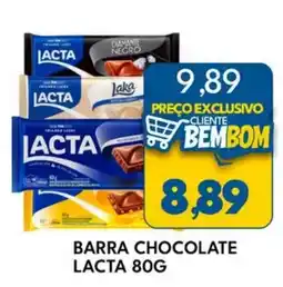Rancho Bom Supermercados barra chocolate lacta oferta