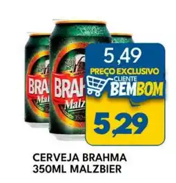 Rancho Bom Supermercados Cerveja brahma malzbier oferta