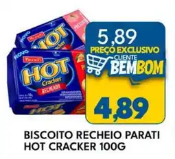 Rancho Bom Supermercados Biscoito recheio parati hot cracker oferta