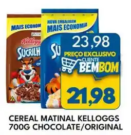 Rancho Bom Supermercados Cereal matinal kelloggs chocolate/original oferta