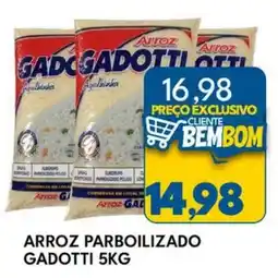 Rancho Bom Supermercados Arroz parboilizado gadotti oferta