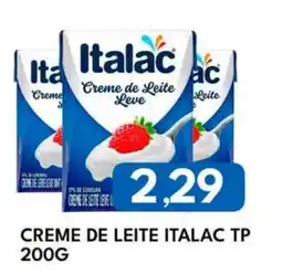 Rancho Bom Supermercados Creme de leite italac tp oferta