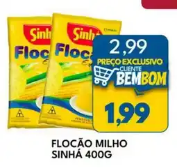 Rancho Bom Supermercados Flocão milho sinhá oferta