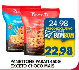 Rancho Bom Supermercados Panettone parati exceto choco mais oferta