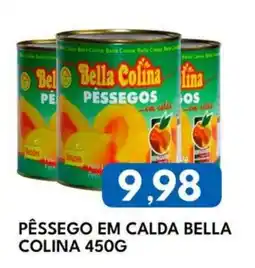 Rancho Bom Supermercados Pêssego em calda bella colina oferta